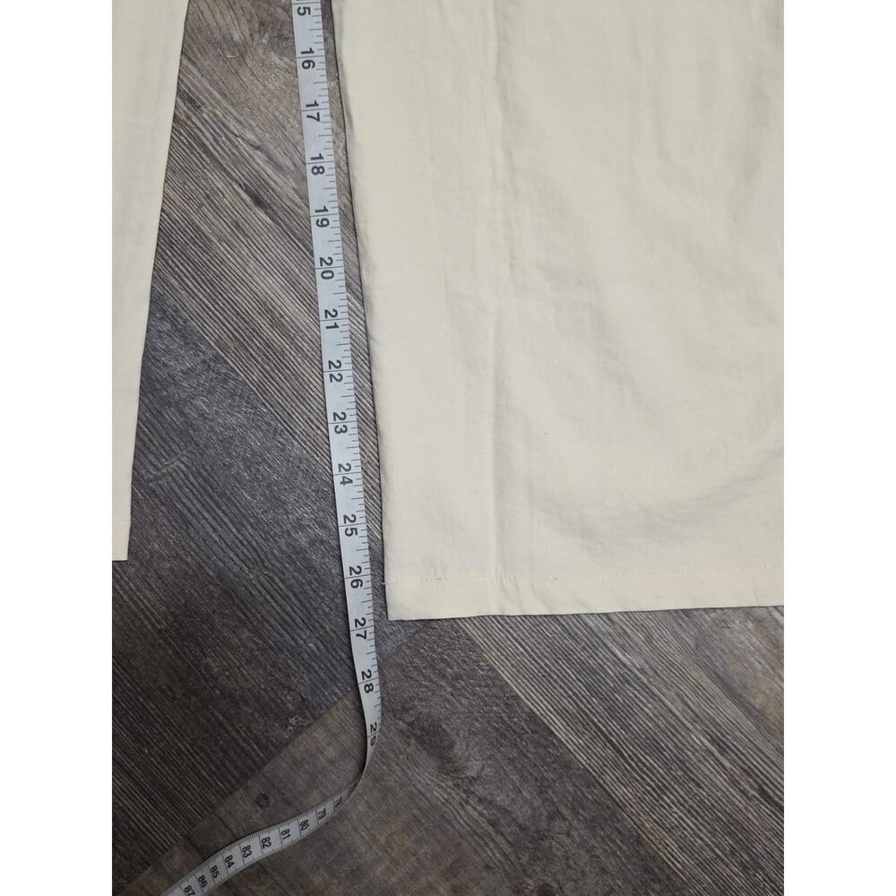 NWT Tugege Womens 2XL Cream Wide Leg Pants Elastic Waist Drawstring Boho Lounge - Picture 8 of 8
